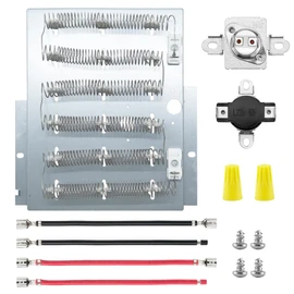 HomTop 503978 Dryer Heating Element Kit Replacement for Whirlpool Maytag Speed Queen Admiral Crosley and Magic Chef Replaces Part Number: 503404 510329 510325P 61927 61928 61929 14218929 Y503978
