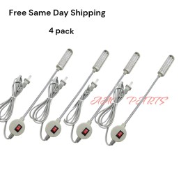 Universal 30 Led Sewing Machine Light Gooseneck Lamp With Magnetic Base (1/2/3/4/5/7/1 - 4pcs