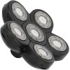 AidallsWellup Men's 5-in-1 Electric Shaver, 6 Blade Replacement Head, Black