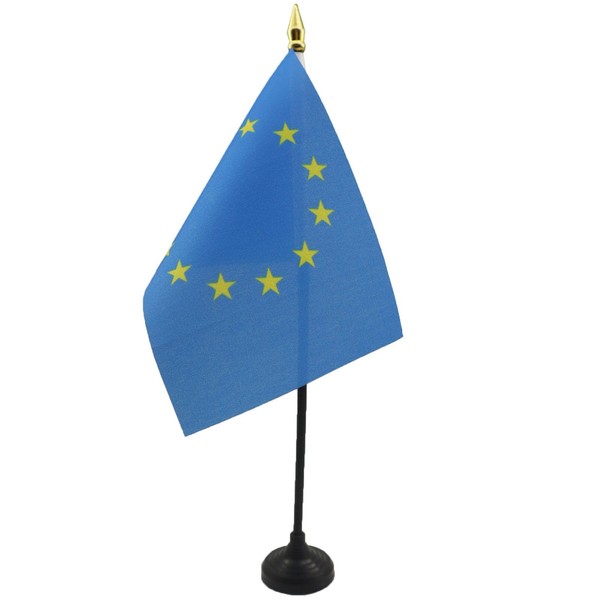 Europe Table Flag 4'' x 6'' - European Union Desk
