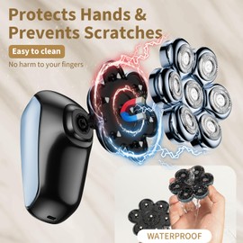 SHPAVVER Head Shavers for Bald Men: 5-in-1 Electric Razor - IPX7 Waterproof Shaving Grooming Kit for Balder - Turbo Speed & Precision Blades