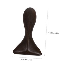 Healeved Wooden Gua Board Massage Tool Portable Scraping Massager for Neck Legs and Feet Fishtail Design Solid Wood for Home and Professional Use Versatile Muscle Relief