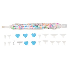 6.2in Rhinestone Painting Art Pen Resin Plastic Colorful Convenient Rhinestone Painting Tool Kit for Gift Colored Shell
