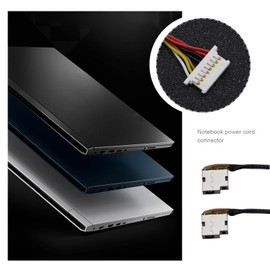 OTOTEC 2x DC Power Jack Dock Connector Flex Cable Replacement Compatible with HP Pavilion 799735-F51 799735-S51 799735-T51 799735-Y51 DC Power Jack Cable Charging Port Plug