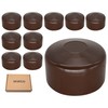 SKIR'CO Pack of 10 fence post caps, round, 60 mm,