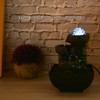 lyrlody Desktop Fountain Reliable Indoor Fountain Submersible Pump Practical Lightweight