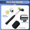 Window Glazing Tool Kit, 4PCS Heavy-Duty Glazing Tools, Red Window