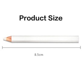 2 Pieces White Nail Pencil Nail Whitening Pencils French Art Manicure Pen DIY Dot Line Pattern Nail Art Supplies