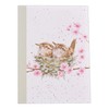 Wrendale Designs A6 Notizbuch liniert Seiten Home Tweet Home Birds
