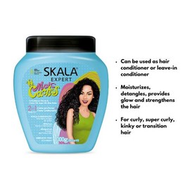 Skala Beauty Hair Masks - Nourishing, Gentle, Hydrating - Hair care Products Conditioner Moisture Shampoo Hydrate Moisturizing Repair Restore Vitamins:_Skala Mais Cachos