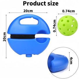 Wzenclave Pickleball Trainer Solo Practice Pickleball Rebounder with Adjustable String Perfect for Beginners Advanced Players Portable Training Tool (red)