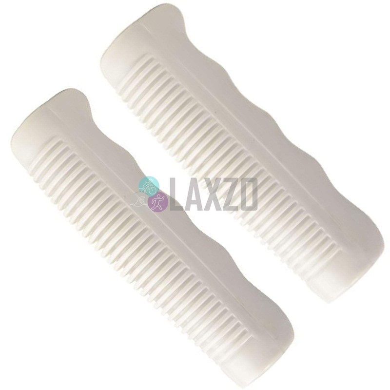 Oxford: Handlebar Grips Adult Finger - White