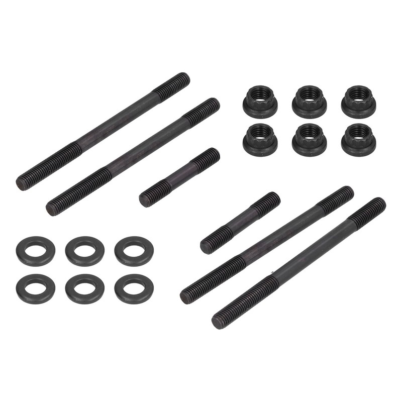 Heavy Duty Cylinder Head Studs Nuts Kit Steel Fit for