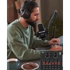 Podcast Equipment Bundle, All-in-One Audio Interface with Studio Condenser Microphone