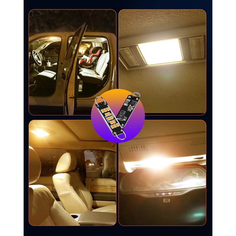 LUYED 561 LED Bulbs Extremely Bright 44mm 1.73" 561 562