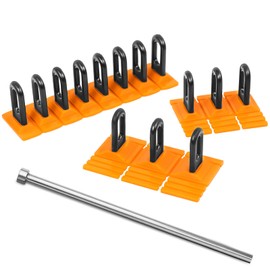 WHDZ Paintless Dent Repair Tool Heavy Duty Auto Body Dent Puller Kit Glue Puller Tabs Powerful Body Dent Removal Kit with Metal Rod（Yellow）