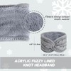 DRESHOW Women Warm Knitted Headband Winter Ear Warmer Crochet Head