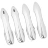 4PCS Exterior Door Handle Cover Trim ABS Chrome Self Adhesive