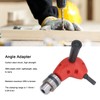 90° Angle Adapter Round Shank 9.5mm Electric Drill Chuck Attachment