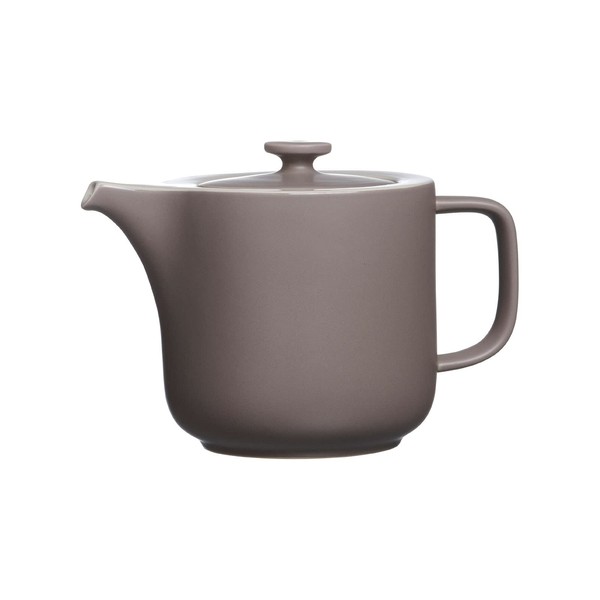 Ritzenhoff & Breker Jasper Jug, Stoneware, 1.4 Litres, Teapot/Coffee Pot in Modern Trendy Colour, Matte Glaze & Soft Touch Feel, Taupe