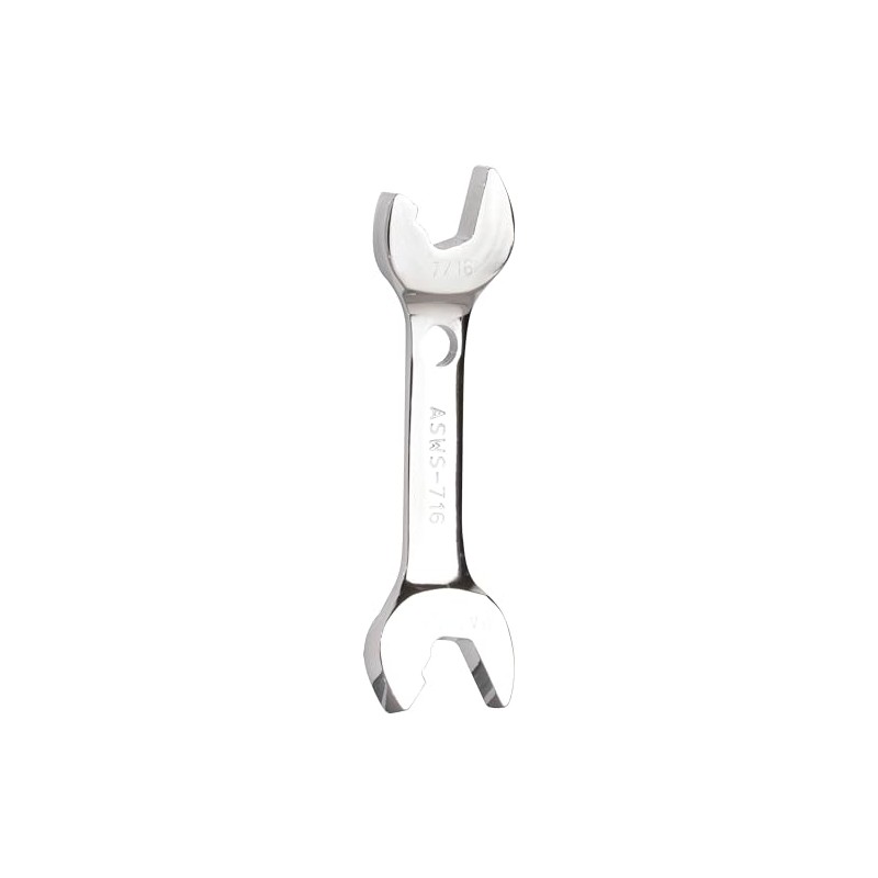 Jonard Tools ASWS-716, Stubby Double Ended Speed Wrench, Angled Head,