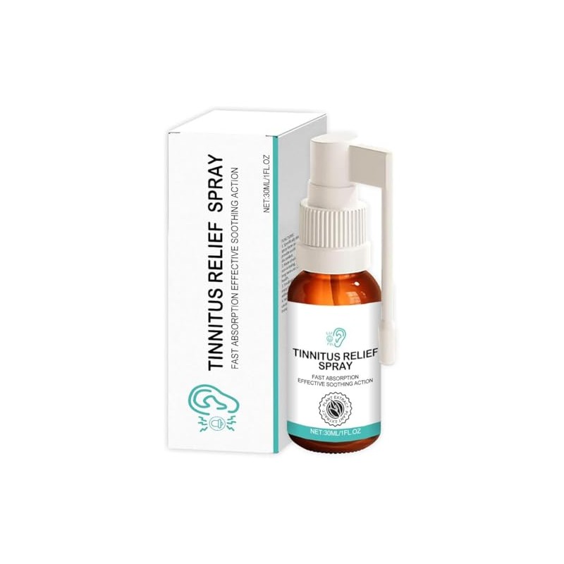 Tinnitus Relief Spray for Ringing Ears, Supports Tinnitus Relief for