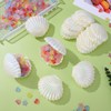 Gadpiparty 10pcs Seashell Candy Boxes - Mini Plastic Shell Storage
