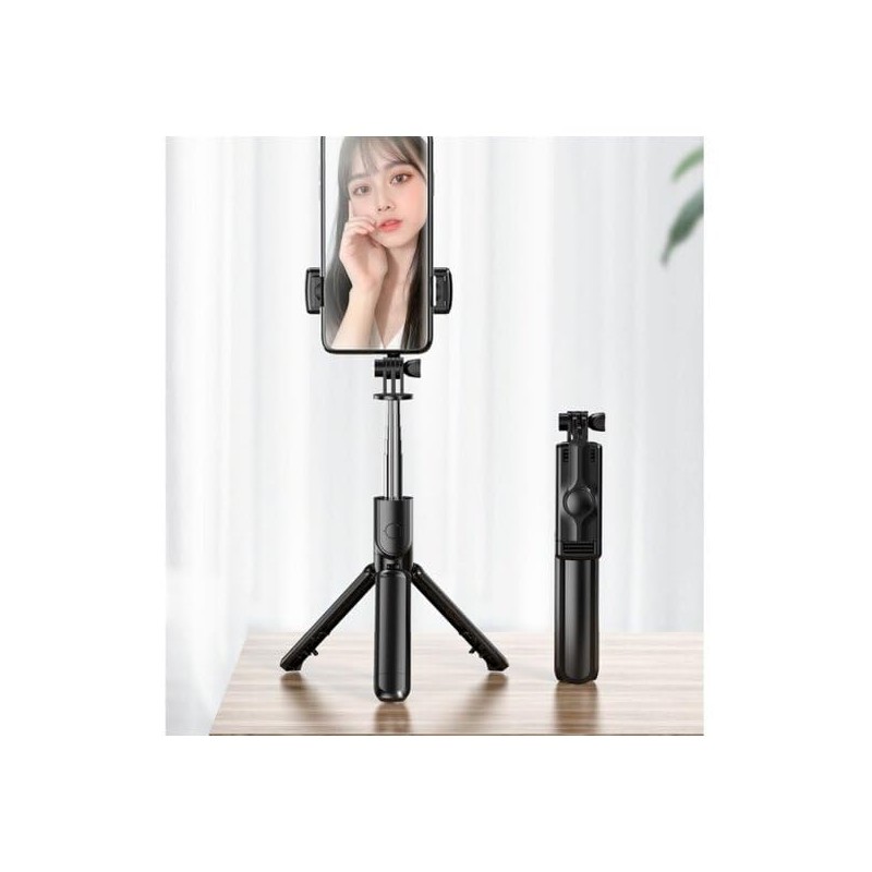 LAZOS L-SST Selfie Stick with Tripod Function, Black