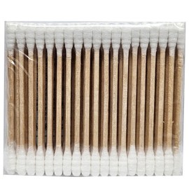Swirl Cotton Swabs 100p / Premium Wooden Cotton Swabs / Commercial Use / Sebum Removal / Hygiene Products / 회오리면봉100P/고급면봉 나무면봉/업소용/피지제거/위생용품