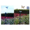 Vanki Solar Yard Stake Fluttering Insects, Solar or Battery Powered,