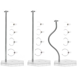 XyviLokit 3PCS Large Size Action Figure Stand Compatible with 1/6 and 1/9 Scale Figures and Toys, Stop Motion Stand Come with Screwdriver.