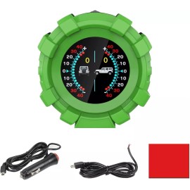 MRCARTOOL M95 Digital Inclinometer KMH Speedometer CompassRoll/P