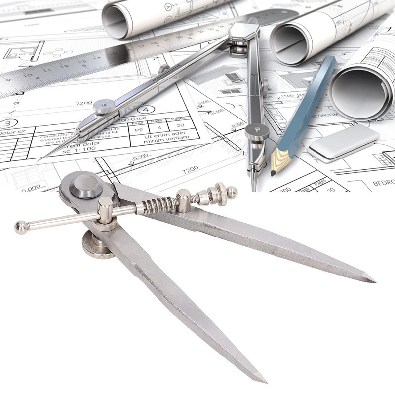 Straight Pattern Divider, Carbon Steel High Hardness Divider 150mm Flat