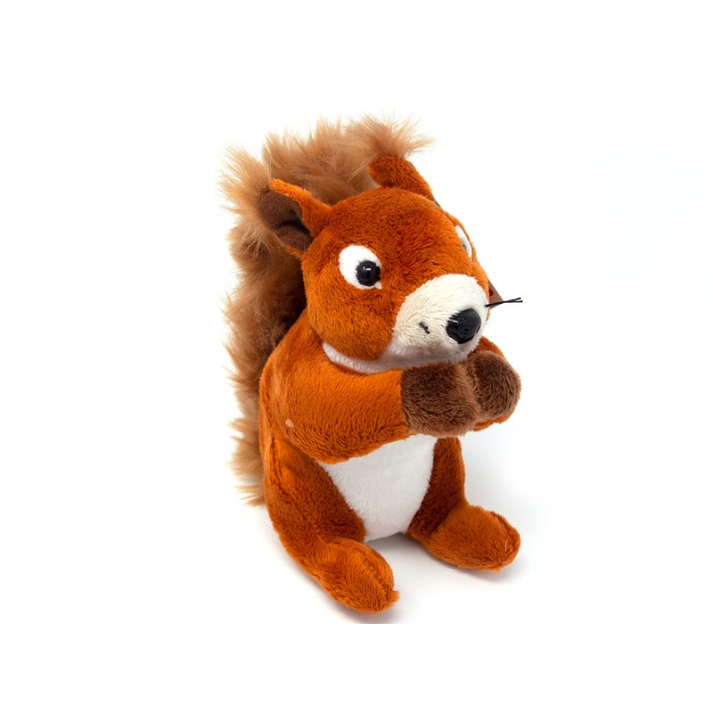 Soft Toy Squirrel 14 cm, Cuddly Toy Plush Toy