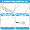 IWIWE W11048980 Refrigerator LED Light Assembly Replacement for Whirlpool WRQA59CNKZ