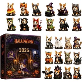 Calendario de Cuenta Atrás Halloween 2026 – Perro Acrílico 2D MJL38F304LADLUWTT8