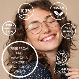 It's Pure Organic Herbal Hair Dye in Dark Brown 110g