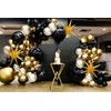 FOTIOMRG Black and Gold Balloons Garland Arch Kit, 5 10