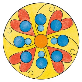 Ravensburger Mandala Designer Mini classic 29857, Zeichnen lernen für Kinder ab 6 Jahren, Kreatives Zeichen-Set mit Mandala-Schablone für farbenfrohe Mandalas