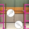 T-Post Gate Hinge Pins,Heavy Duty Gate Hanger on Metal T
