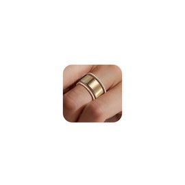 ZOOROO 2-Pack 14K Gold Plated Stacking Rings for Oura Ring Gen 4/Oura Gen 3, Cubic Zirconia Simulated Diamond Oura Ring Stack for Women