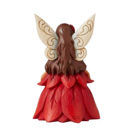 Enesco Jim Shore Poinsettia Fairy Figurine, 4.4 Inches