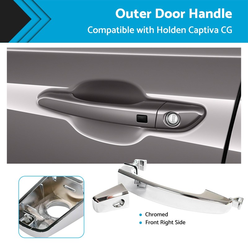MAX COOL Exterior Outer Door Handles Suitable for Holden Captiva