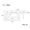Top Industry (TOP) Shako Vise Barco Shape, Maximum Opening 2.0