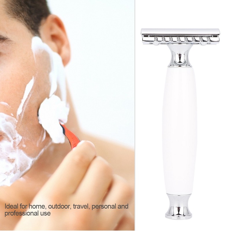 Men Retro Shaver Set Classic Razor Beard Brush Shaver Stand