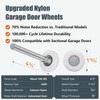 Luxbaro Garage Door Hardware Kit for 7' Height Garage Doors,