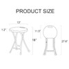 COOZMENT Folding Stool with Handle, Folding Chair,Folding Bar Stool with