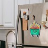 Pack of 2 Bin Fire Fridge Magnet, Emotional Dumpster Fire