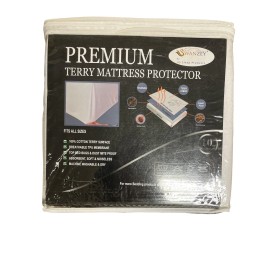 Swanzey Full Terry Mattress Protector, Waterproof, Breathable, Soft Cotton 10 Yr