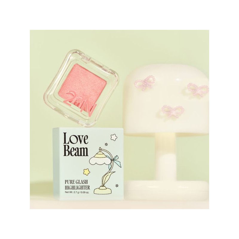 big mouth IPKN Single Highlighter Radiance Pearl Moist Powder Lemon